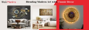 Modern art for traditional interiors