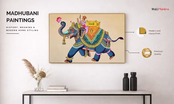 Madhubani Paintings History, Meaning & Modern Home Styling-WallMantra
