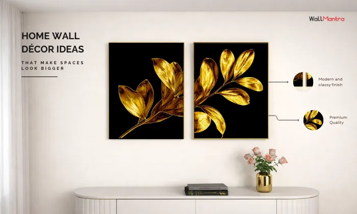 Small Home Wall Décor Ideas That Make Spaces Look Bigger-WallMantra