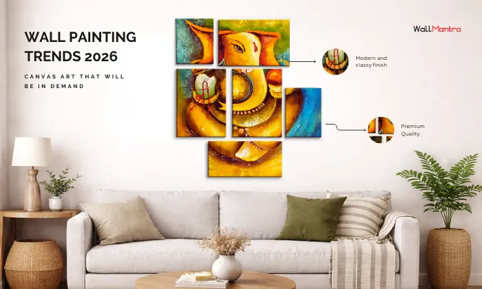 Wall Painting Trends 2026 Canvas Art That Will Be in Demand-WallMantra