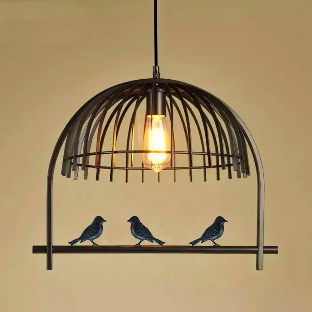 Bird Cage Motif Pretty Pendant Light (Bulb not included) Single Piece