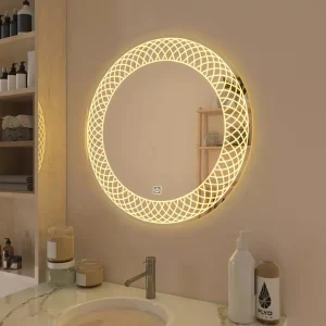 LED round bathroom mirror