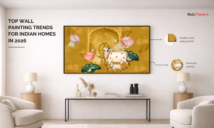 Top Wall Painting Trends for Indian Homes in 2026-WallMantra