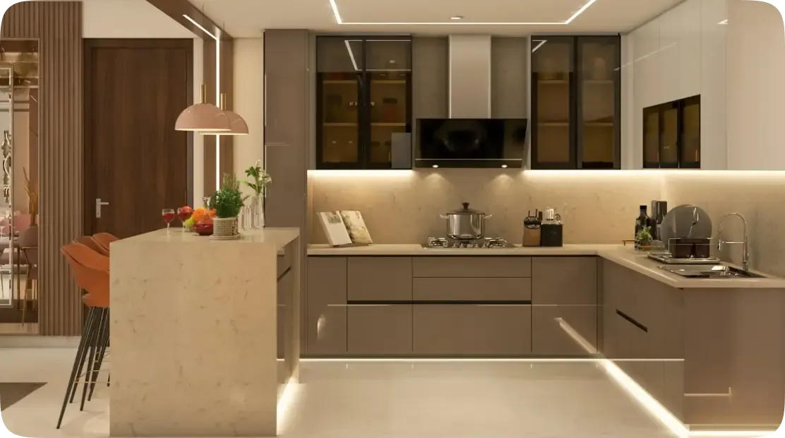Design consultation for a modular kitchen